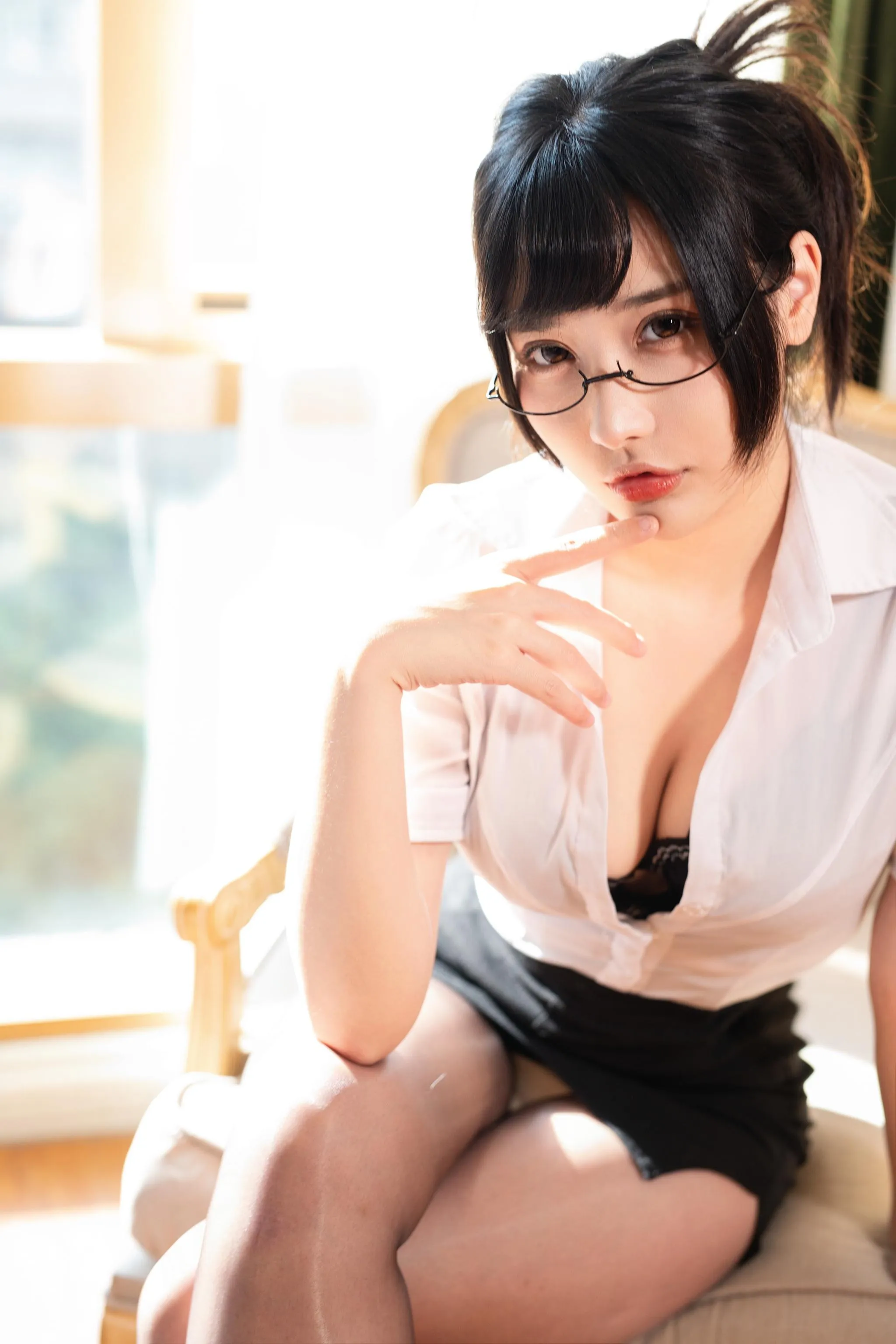 糖果果Candy – NO.07 室内ol [102P]插图6